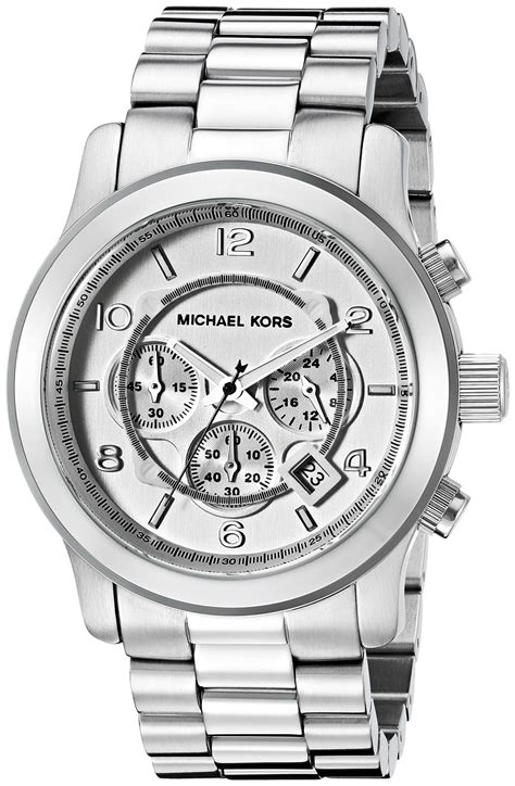 michael kors watches for men silver|mk8086.